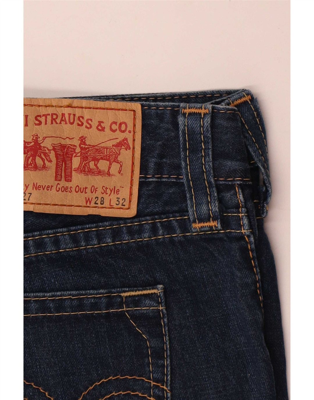 Pantaloni scurți Levi's 927 Denim W28 Medium Bleumarin