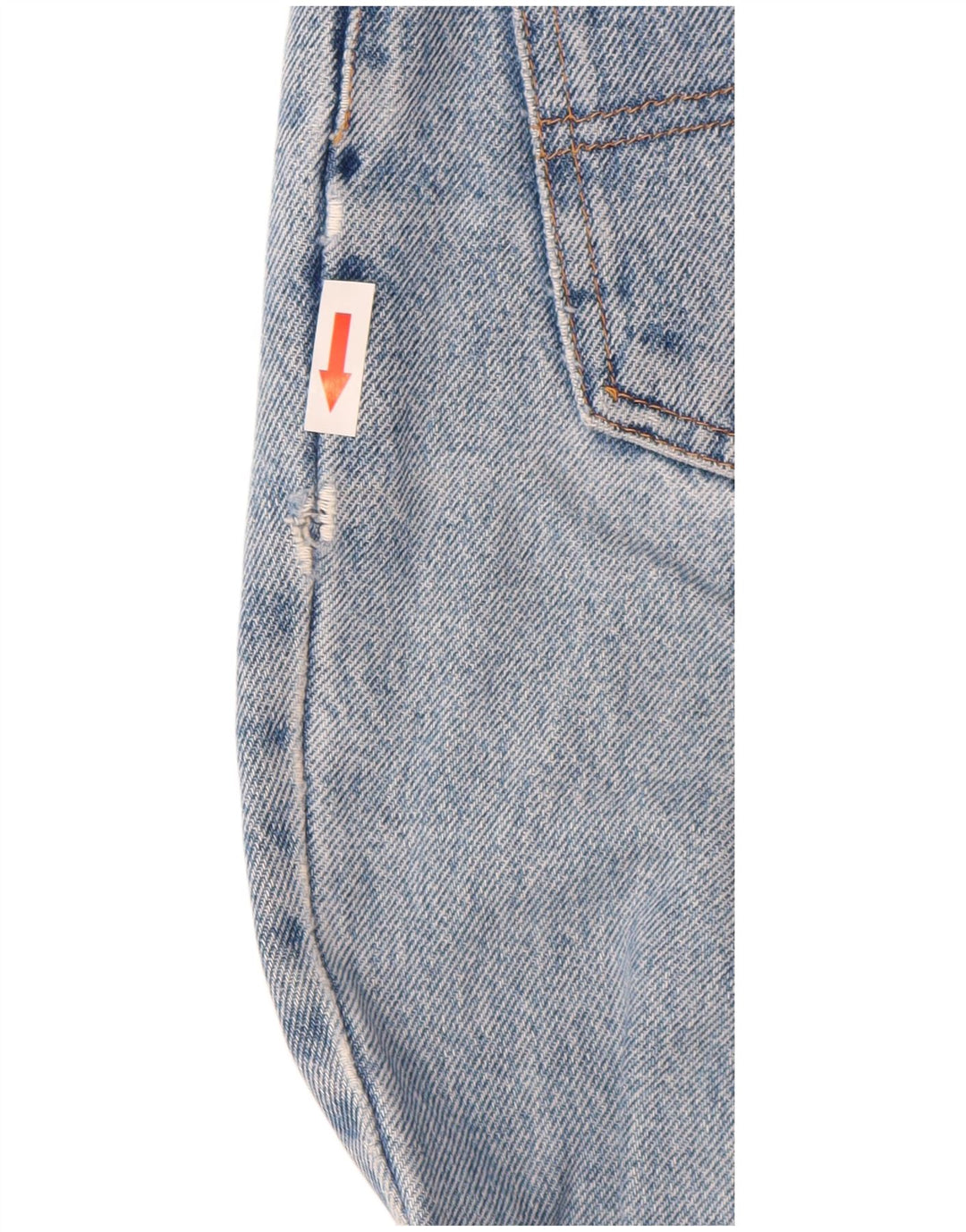 Blugi conici pentru femei Armani W26 L2 Albastru
