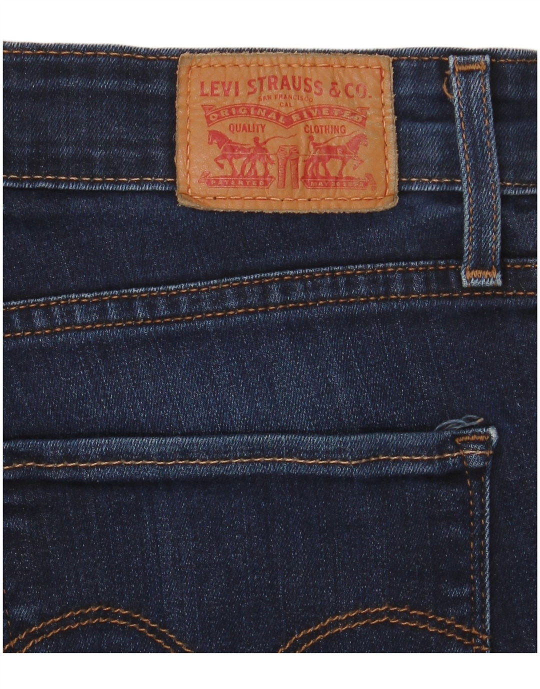 Blugi skinny pentru femei Levi's W28 L29 bleumarin