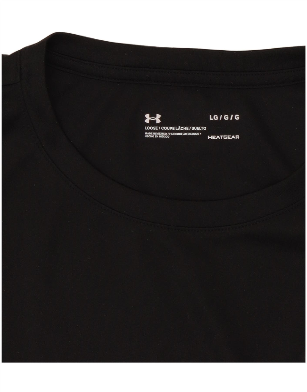 UNDER ARMOUR Femei Heat Gear Tricou Top UK 16 Large Black