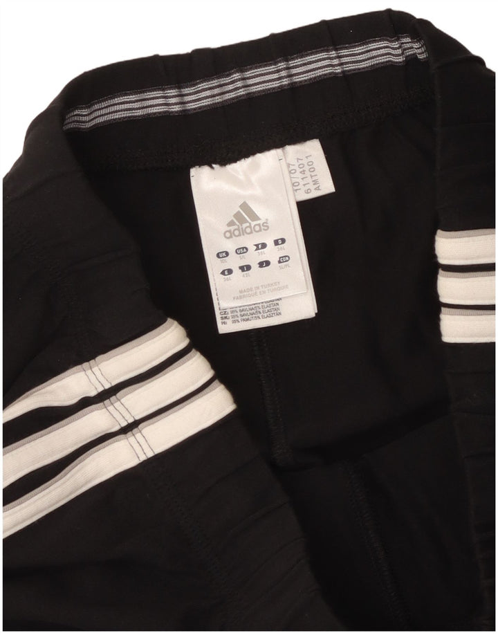 Pantaloni de trening ADIDAS pentru femei UK 10 mic bumbac negru