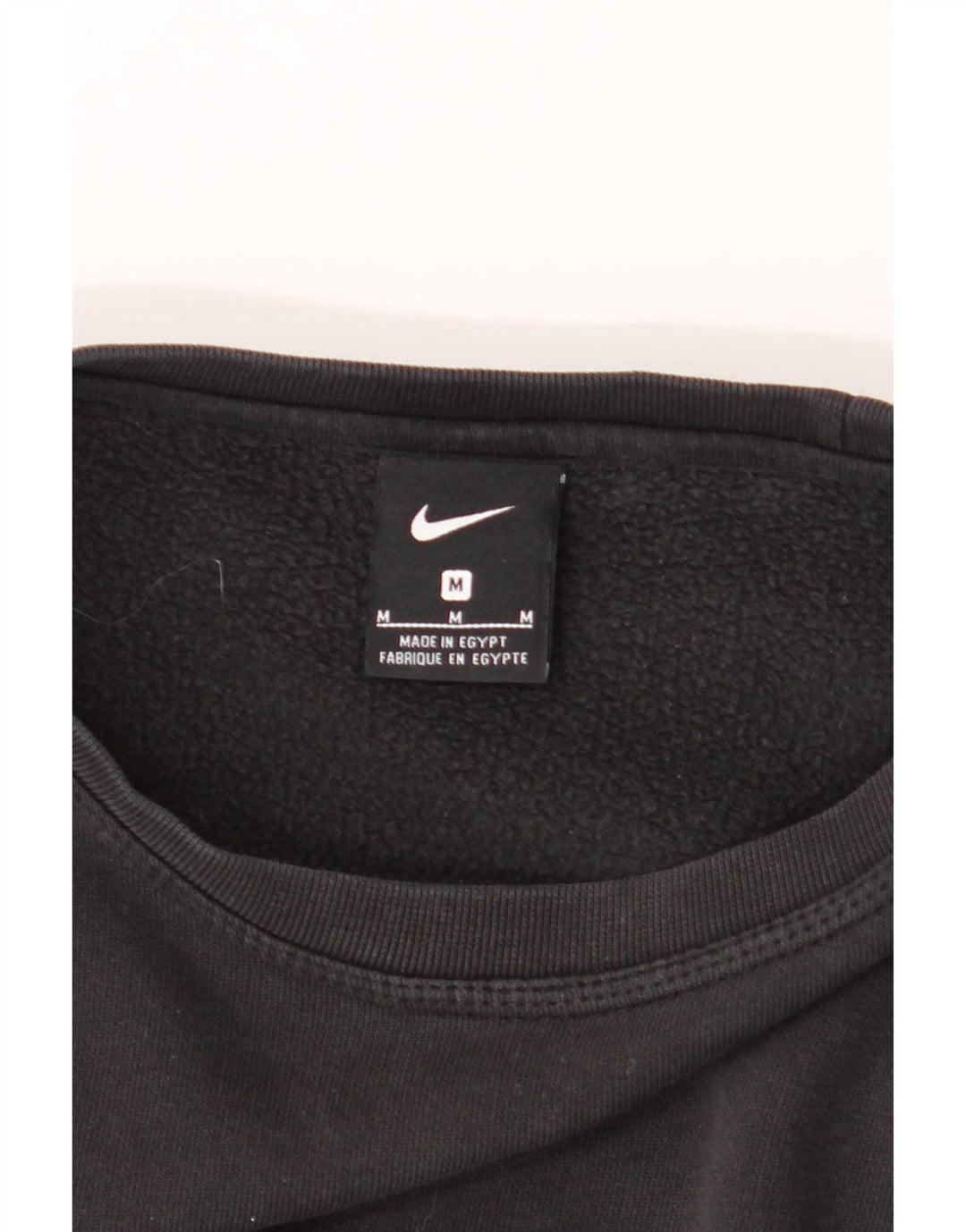 Pulover Nike pentru bărbați, bumbac mediu negru