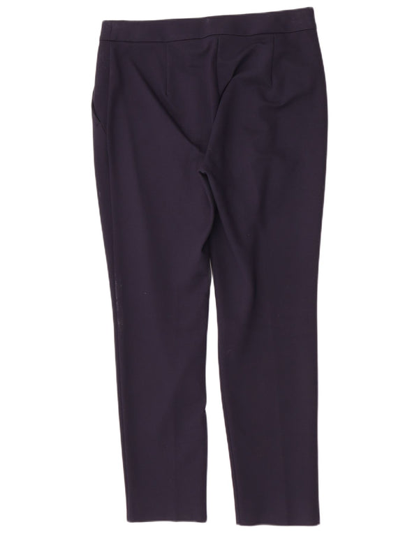 Max Mara Pantaloni skinny casual pentru femei UK 14 Large W32 L29 Bleumarin