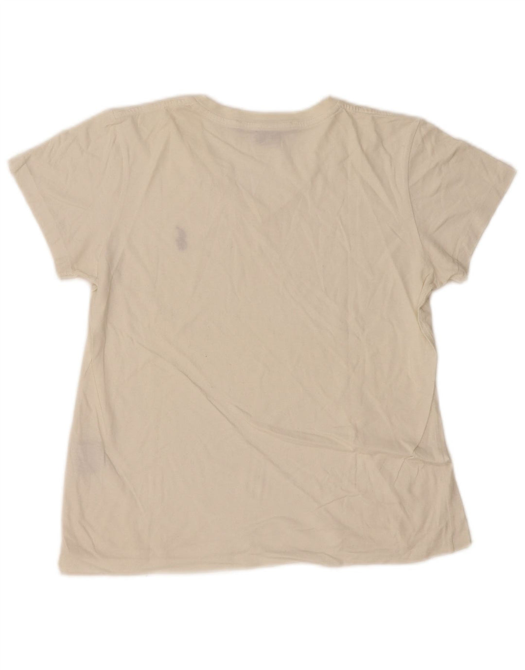Tricou Ralph Lauren pentru femei Top UK 12 Medium Off White Bumbac