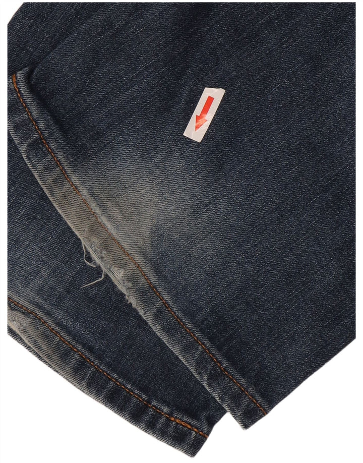 Blugi drepti pentru bărbați Marks & Spencer Blue Harbour W40 L33 Bumbac albastru