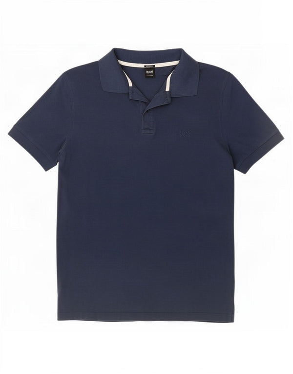 Cămașă polo Hugo Boss pentru bărbați, cu formă regulată, 2XL, bumbac bleumarin