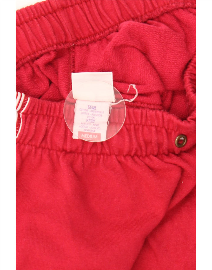 Pantaloni de trening cu grafic pentru femei Champion UK 12 Medium Red Colorblock