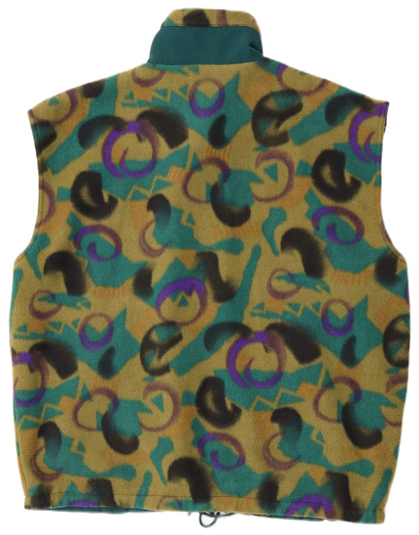 Triumph Gilet reversibil pentru bărbați din Fleece UK 44 2XL Multicolor Paisley