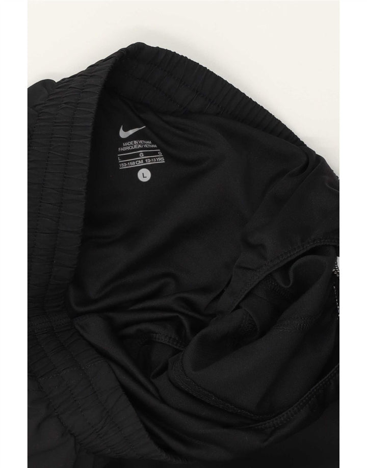 Pantaloni scurți sport grafic Nike pentru băieți 12-13 ani, mari, negru