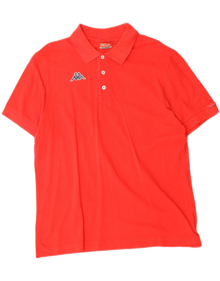 KAPPA Mens Polo Shirt XL Red