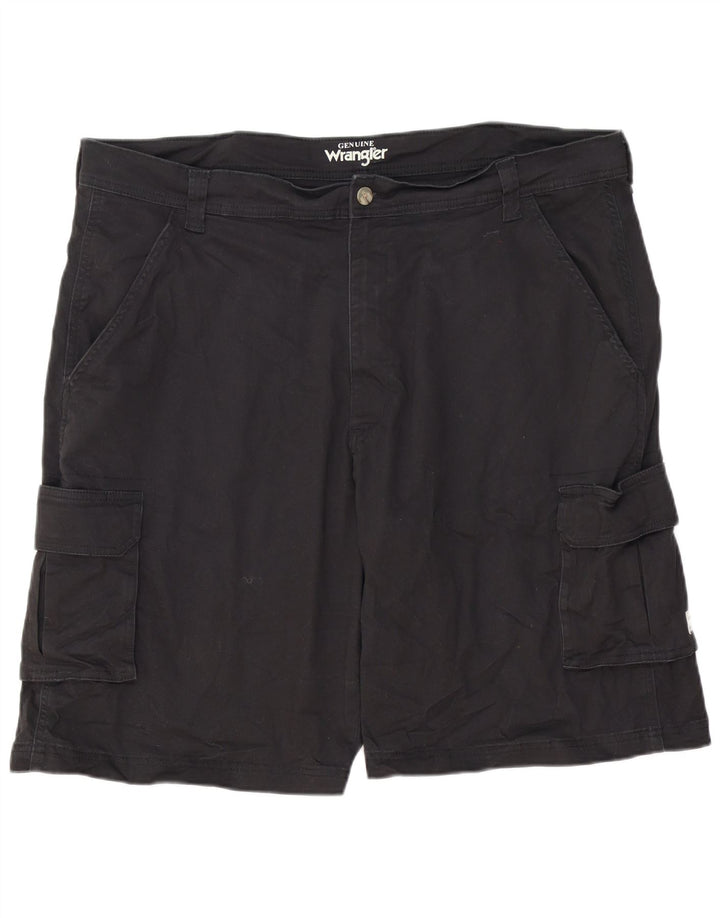 Pantaloni scurți cargo WRANGLER pentru bărbați W40 XL, bumbac negru