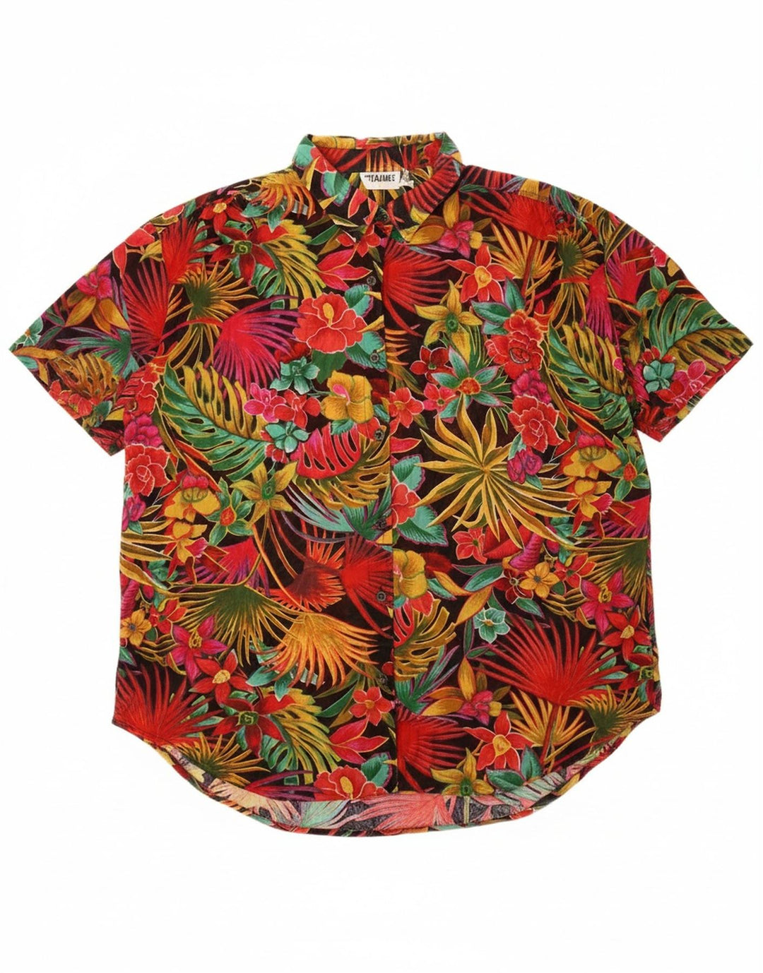 GITANO Womens Oversized Shirt Dress EU 42 Large Multicoloured Tropical