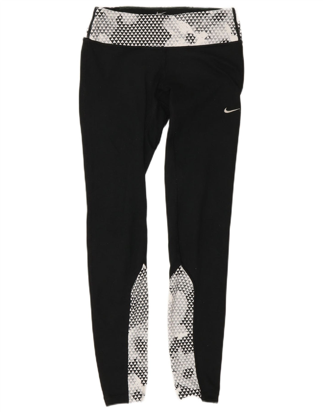 Jambiere de alergare pentru femei Nike XS W25 L30 Poliester color bloc negru