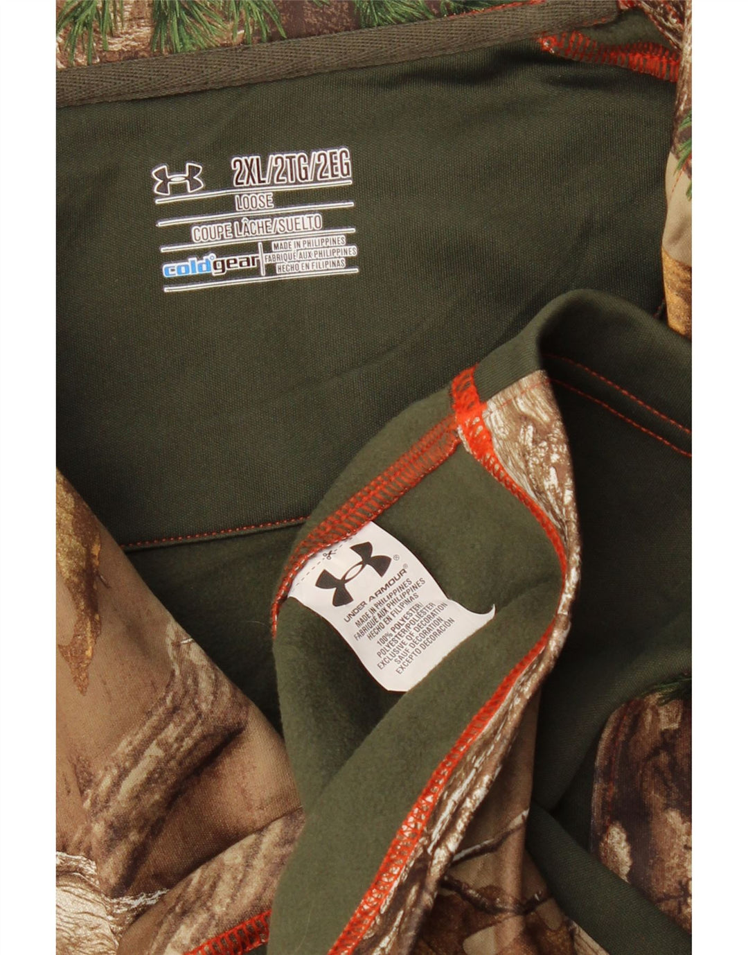 Trening pentru bărbați Cold Gear Pullover Top 2XL maro Colorblock