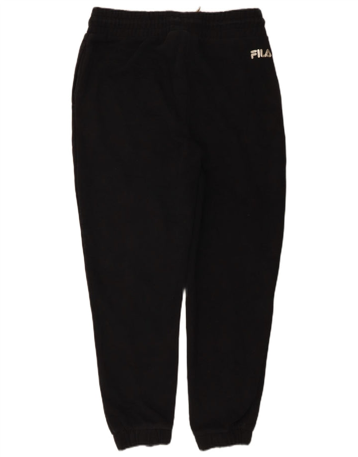 Pantaloni de trening FILA pentru femei Joggeri UK 14 Bumbac mediu negru