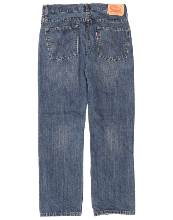 Levi's Boys 505 Regular Straight Jeans 15-16 ani W38 L38 Blue Bumbac
