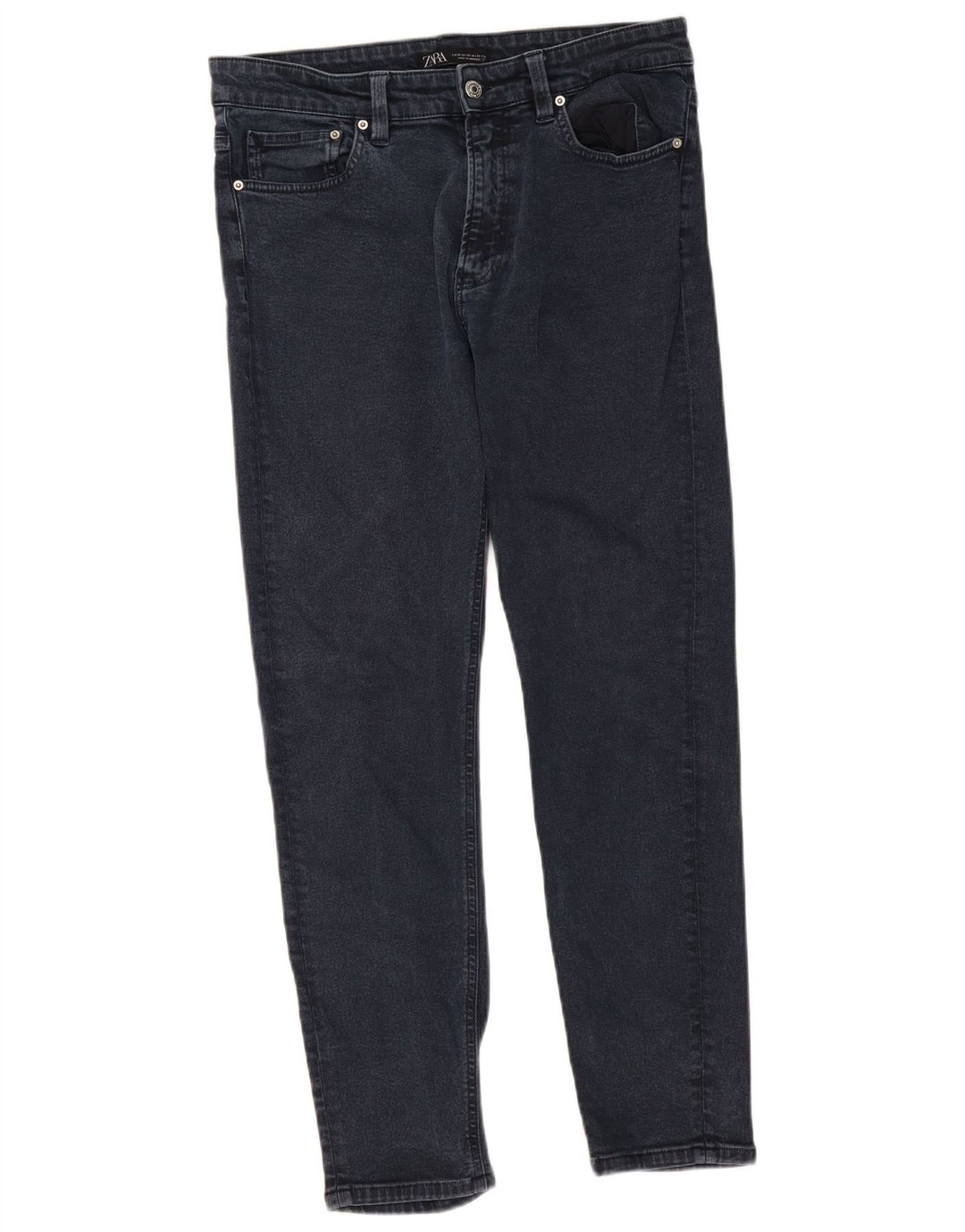 Blugi slim pentru bărbați Zara EU 42 Large W32 L29 Bleumarin