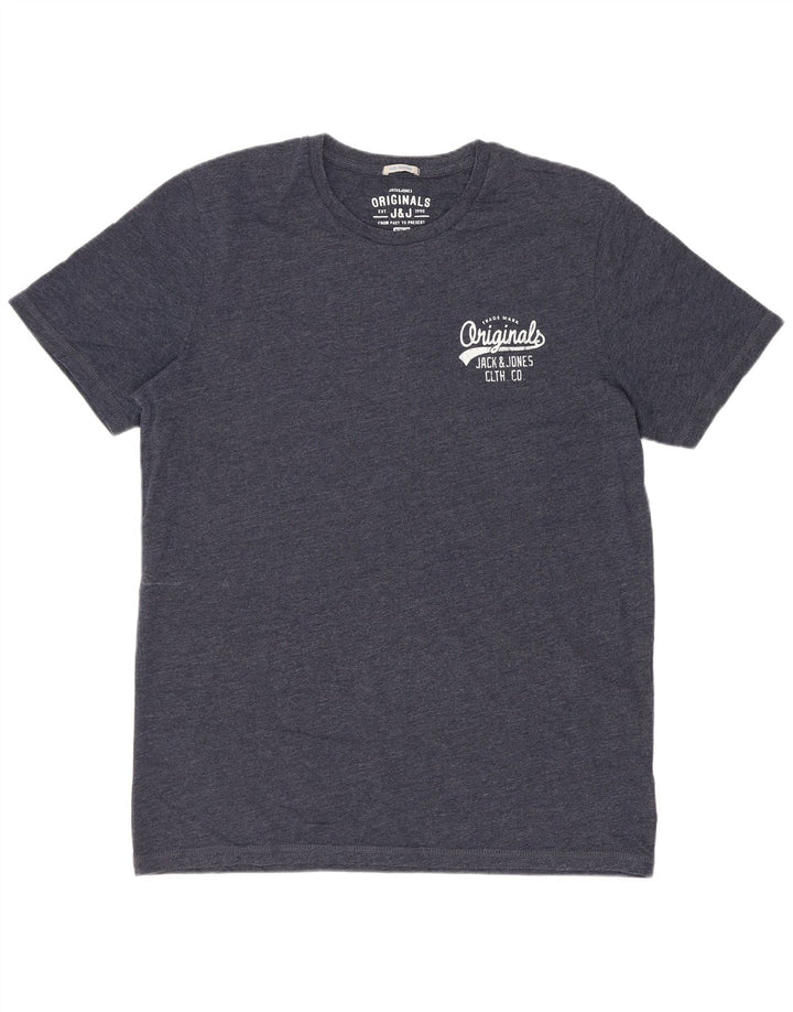 Jack & Jones Bărbați Tricou Top Mediu Bleumarin Bumbac