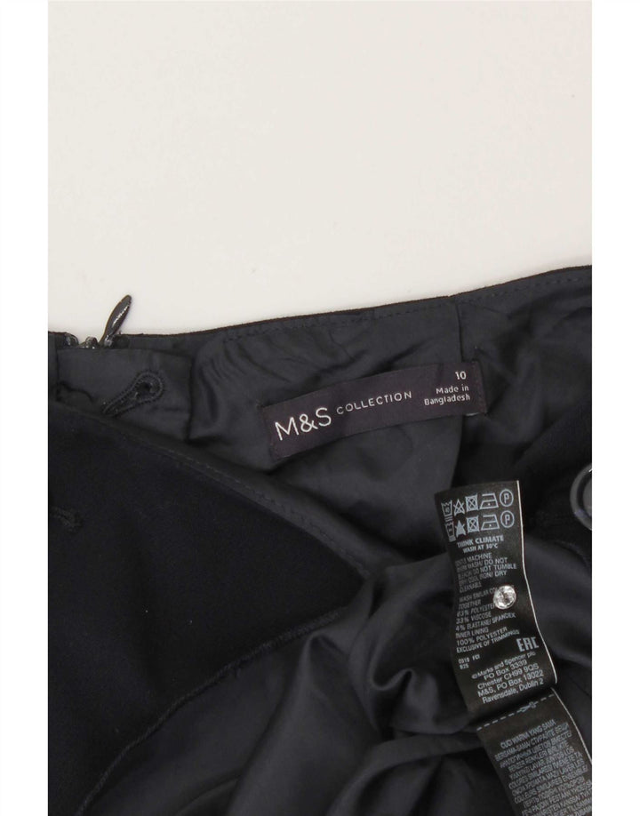 Fustă mini pentru femei Marks & Spencer UK 10 Small W28 Bleumarin Poliester