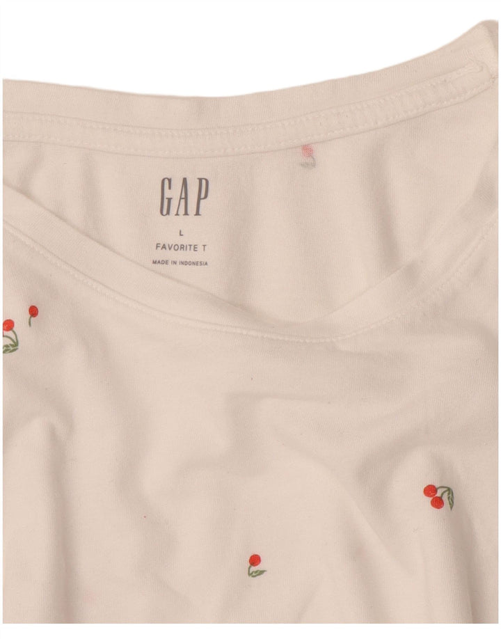 Gap Tricou pentru femei Top UK 14 Large White Spotted