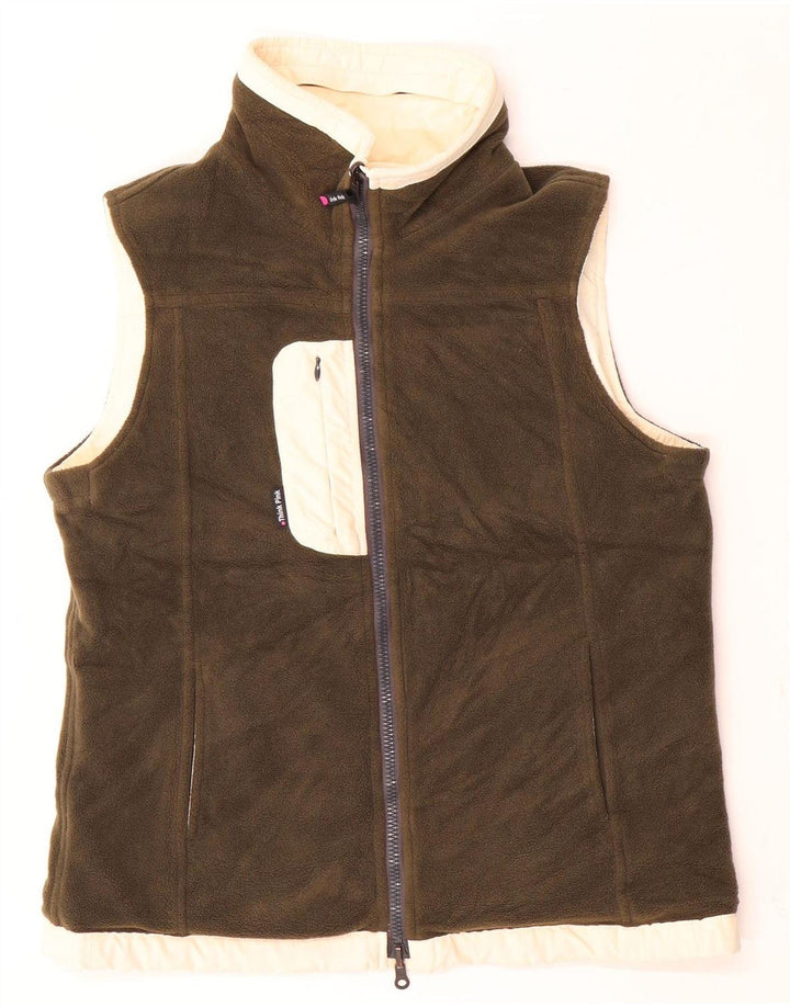 Gilet reversibil pentru femei Think Pink IT 40 Small Bej Poliamidă
