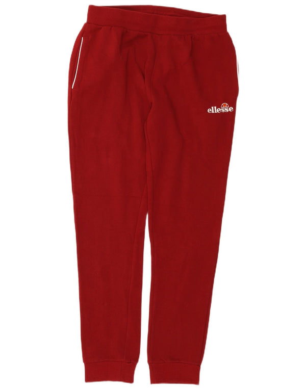 Pantaloni de trening pentru femei Ellesse Pantaloni de jogging UK 14 Mare Bumbac Burgundy
