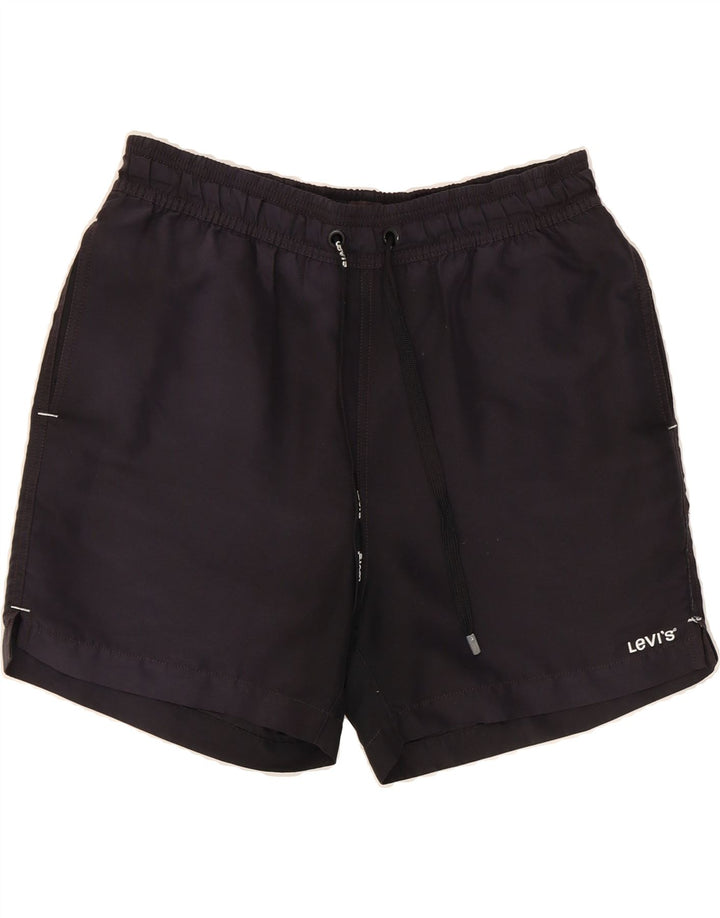 LEVI'S Mens Swimming Shorts Medium  Black Polyester Vintage Levi's and Second-Hand Levi's from Messina Hembry 