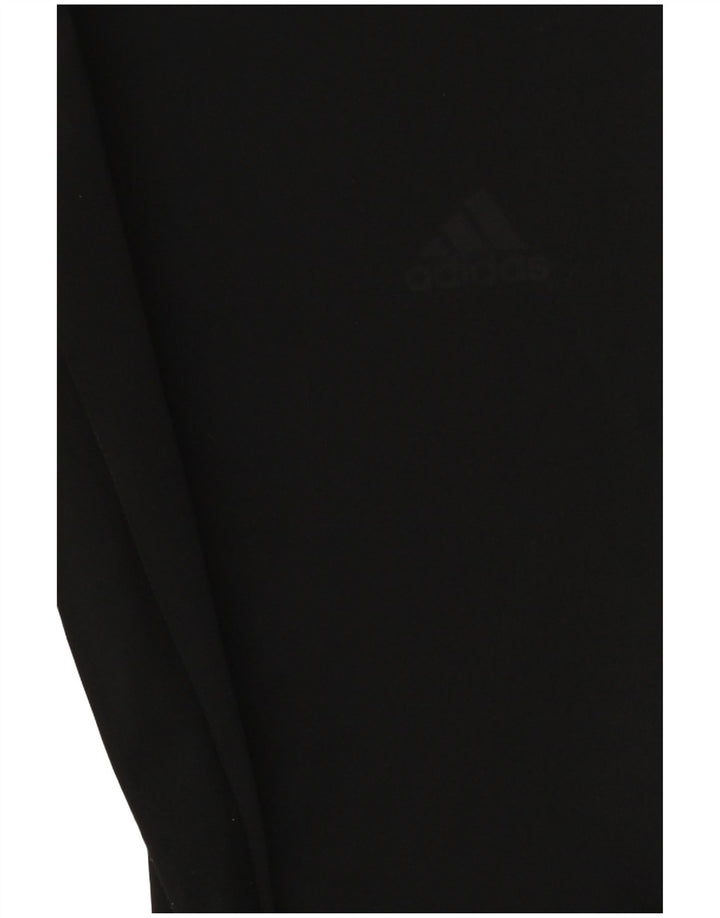 Leggings ADIDAS Climalite Capri pentru femei UK 10 Poliester negru mic