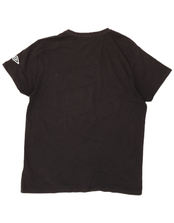 UMBRO Tricou grafic pentru bărbați Top 2XL bumbac negru