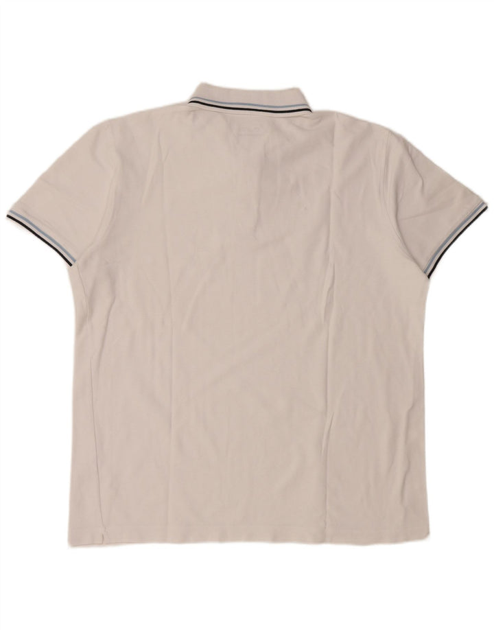 Tricou polo pentru bărbați Lotto XL Bumbac alb