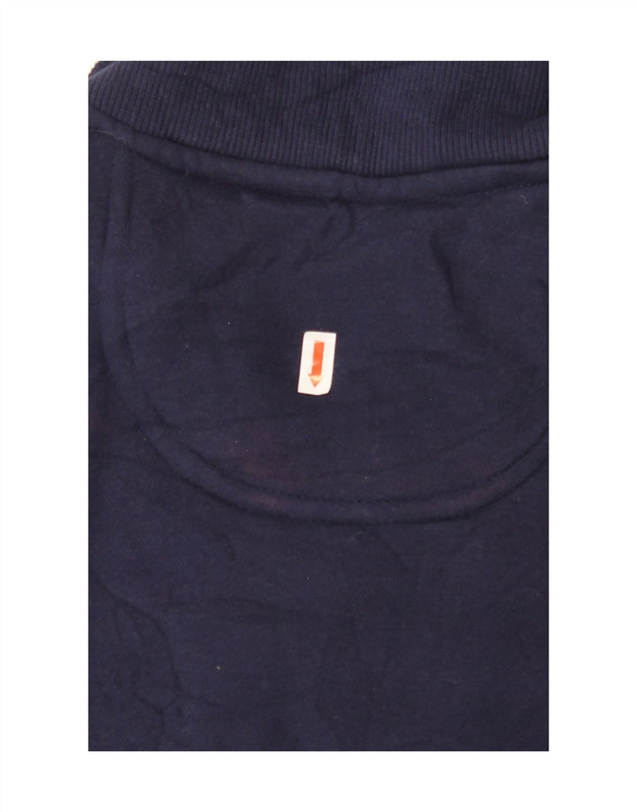 EDDIE BAUER Mens Cardigan Sweater XL Navy Blue Cotton Vintage Eddie Bauer and Second-Hand Eddie Bauer from Messina Hembry 