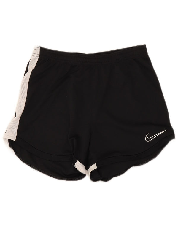Pantaloni scurti sport Nike pentru femei UK 10, negru, poliester color block