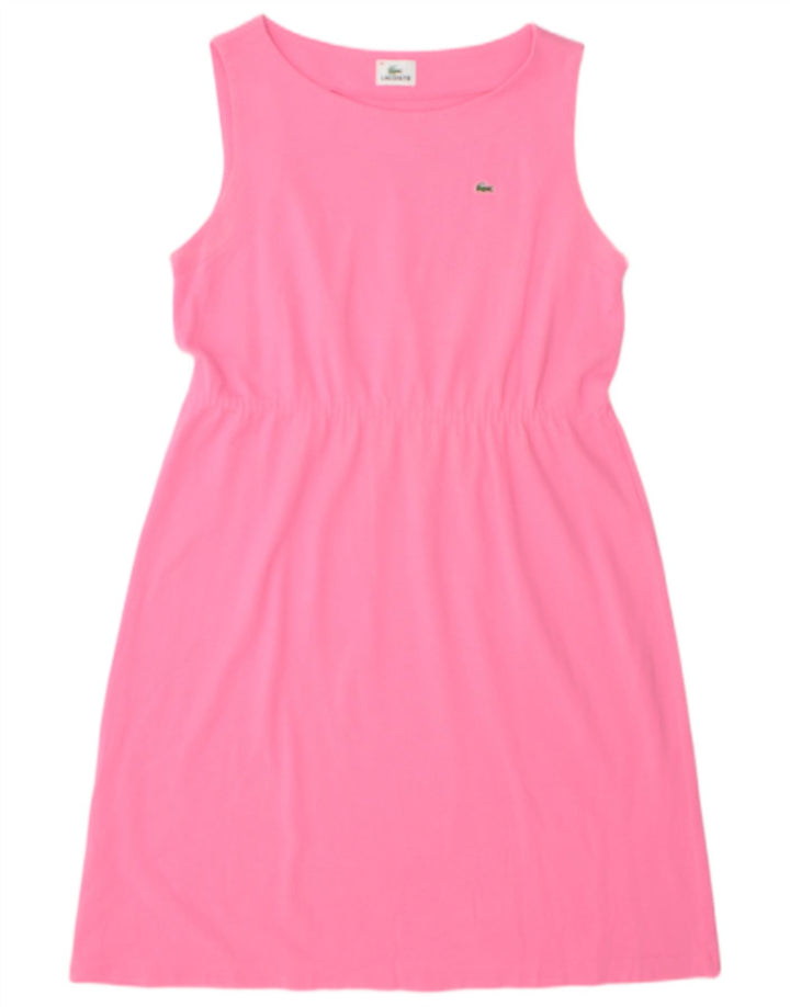 Rochie de bază fără mâneci pentru femei Lacoste Mărimea 48 XL roz