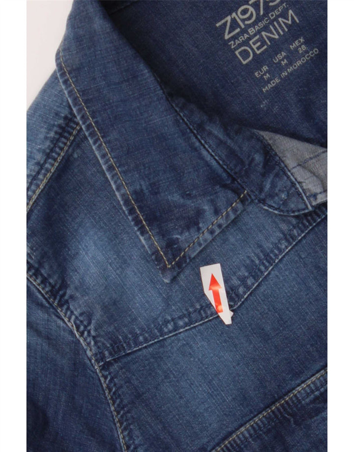 Cămașă de blugi pentru femei Zara UK 12 Medium Blue