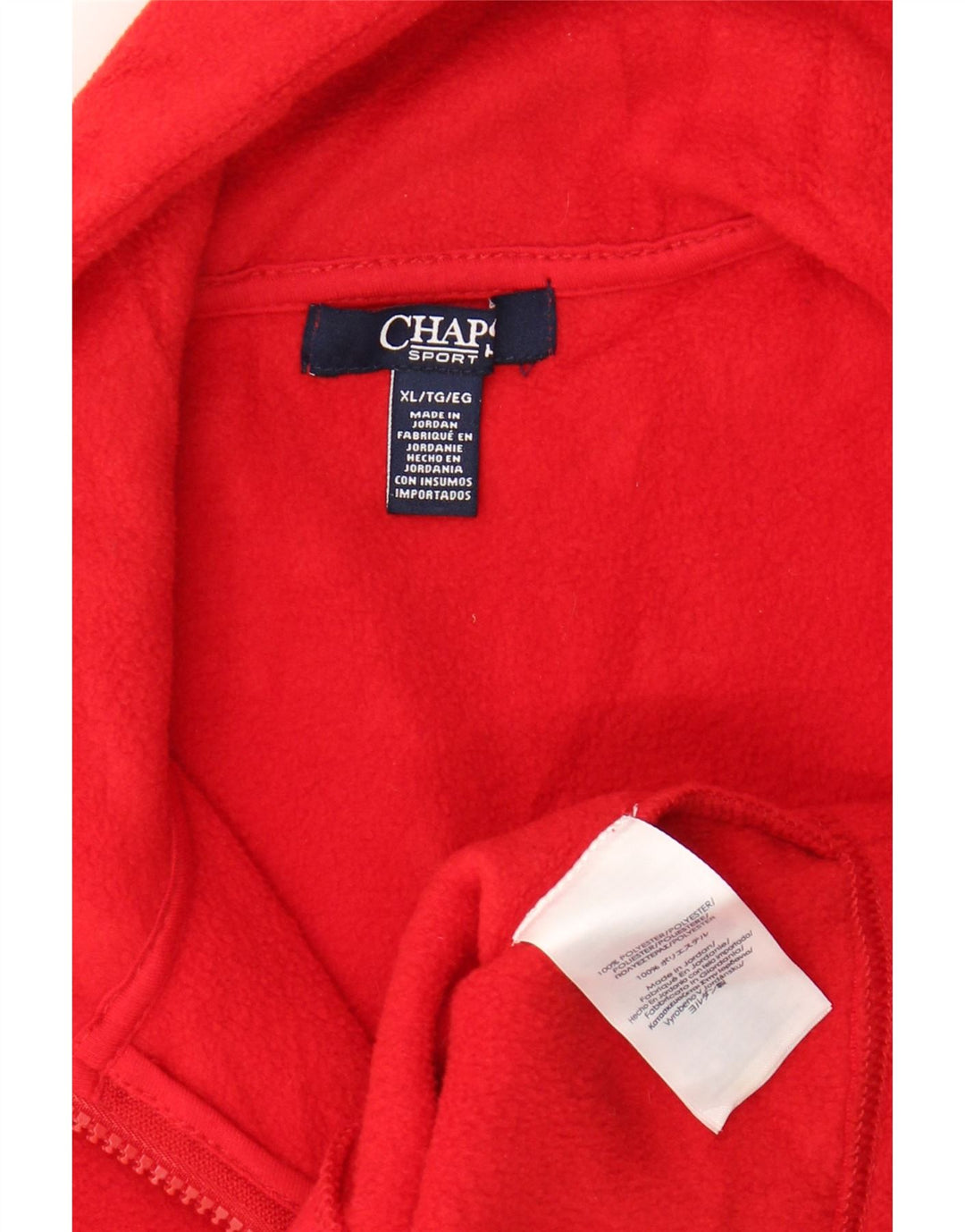 Gilet pentru femei CHAPS din lână UK 18 XL poliester roșu