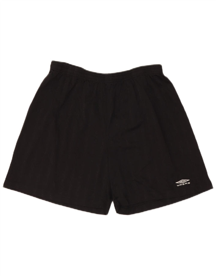 Pantaloni scurți sport Umbro pentru bărbați UK 38/40 2XL poliester negru