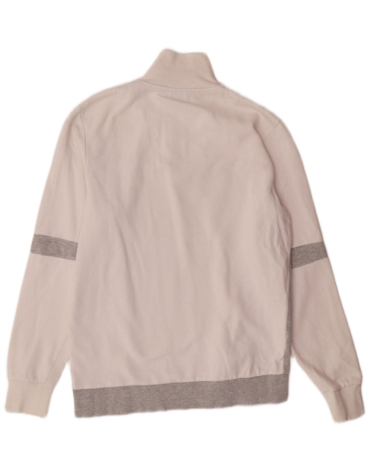 JACK & JONES Pulover grafic pentru bărbați, alb mediu, color block