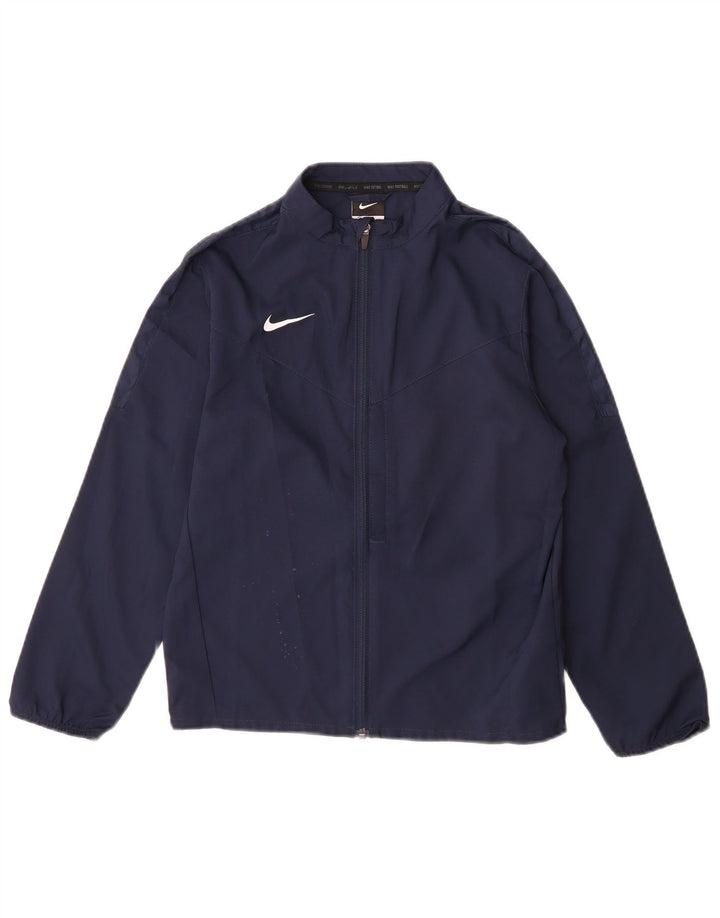 Jachetă de trening pentru băieți Nike 8-9 ani Poliester bleumarin mic