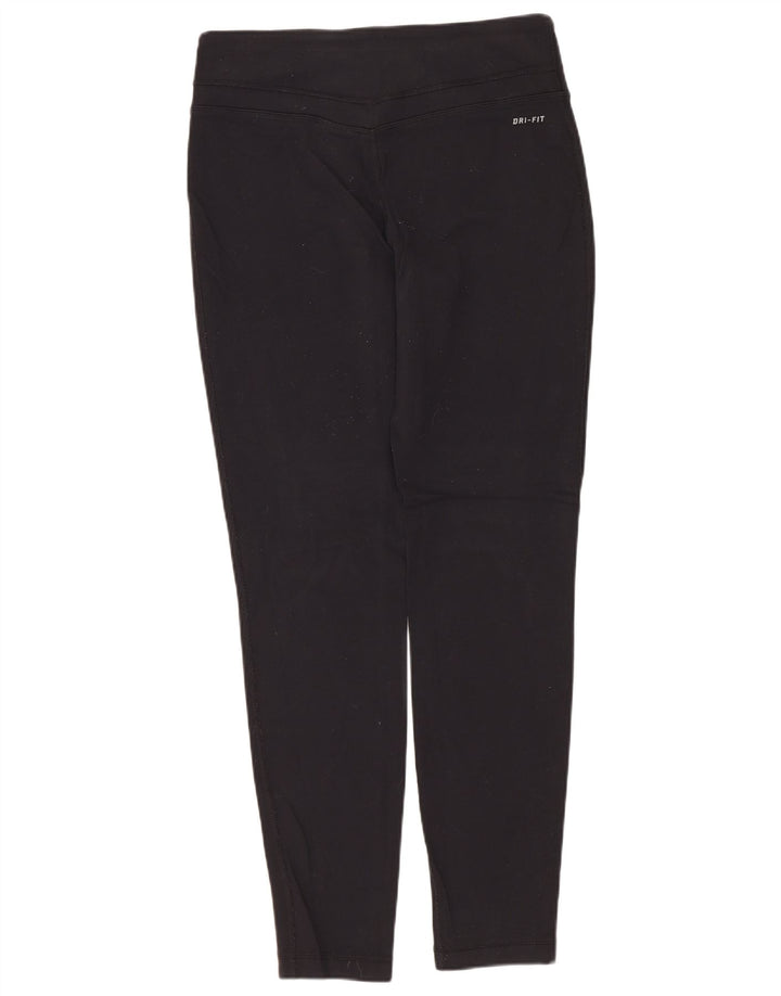 Leggings Dri Fit NIKE pentru femei UK 12, nailon mediu negru
