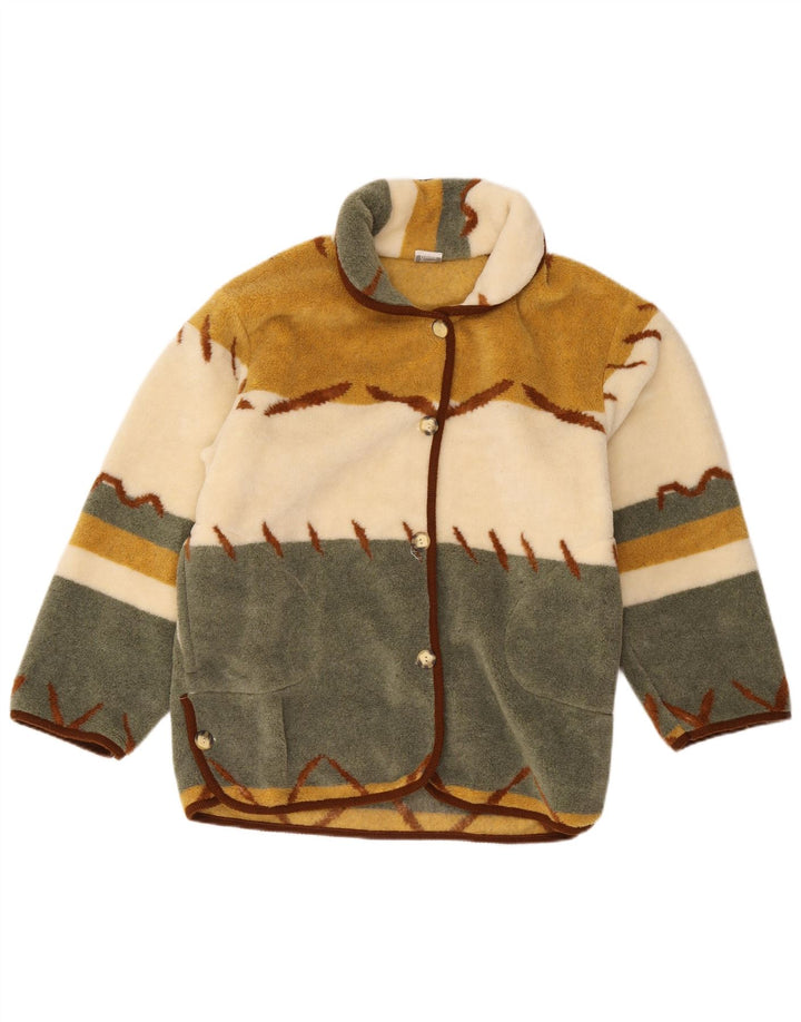 Jachetă de vânt vintage pentru femei, cu tăiere largă, UK 10, multicoloră