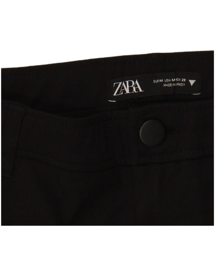 Pantaloni casual pentru femei Flare Zara Mediu L28 L29 Negri
