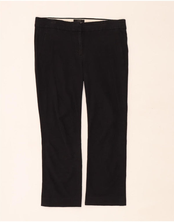 Pantaloni tăiați pentru femei J. Crew Campbell Bootcut US 4 Small W32 L25 Black