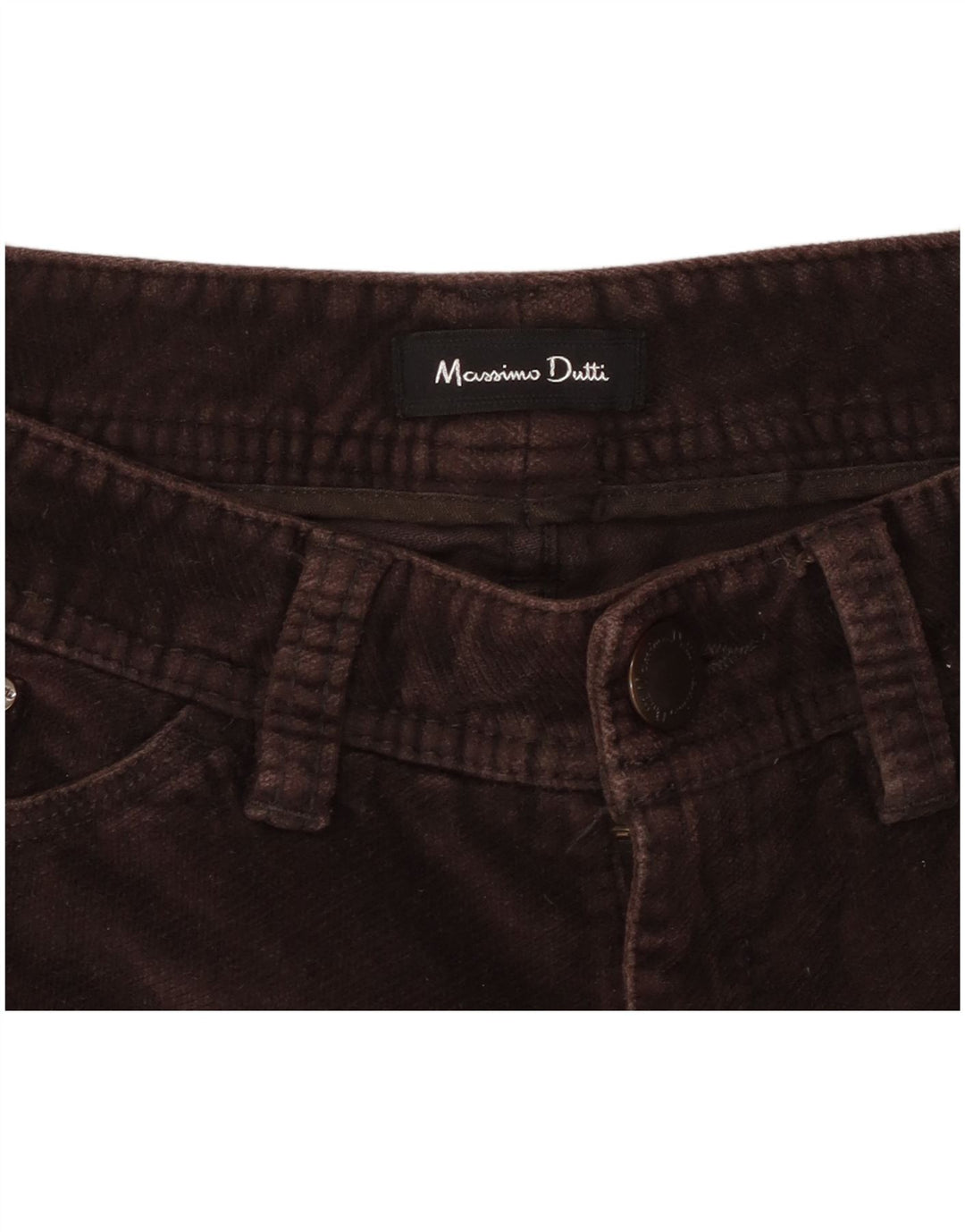 MASSIMO DUTTI Pantaloni casual drepti pentru femei W26 L29 maro