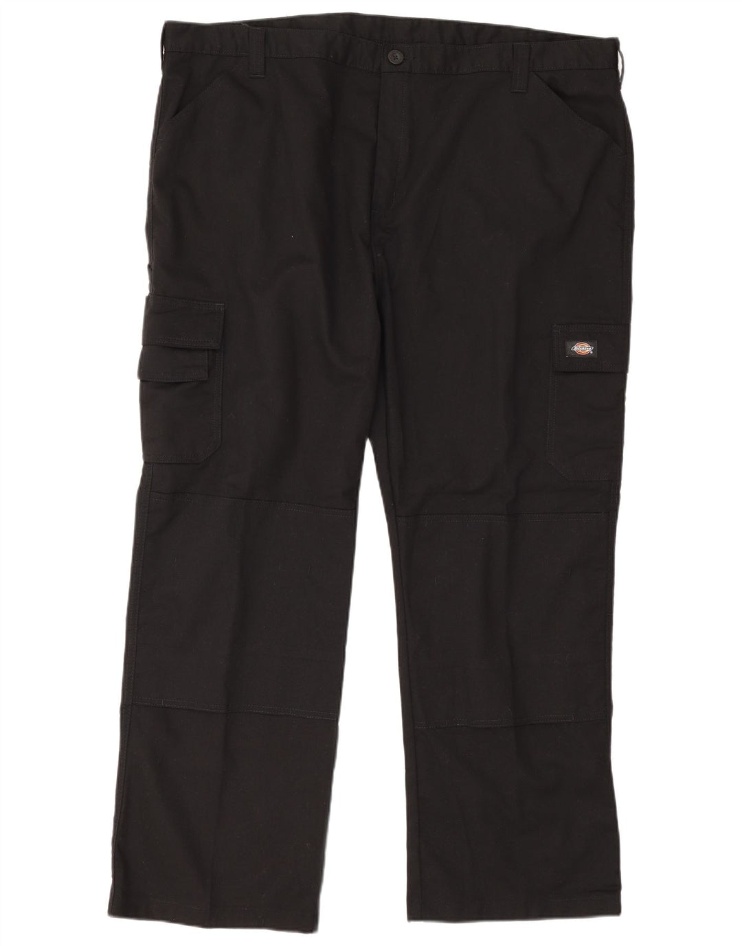 Pantaloni cargo dritti pentru bărbați Dickies W46 L30 poliester negru