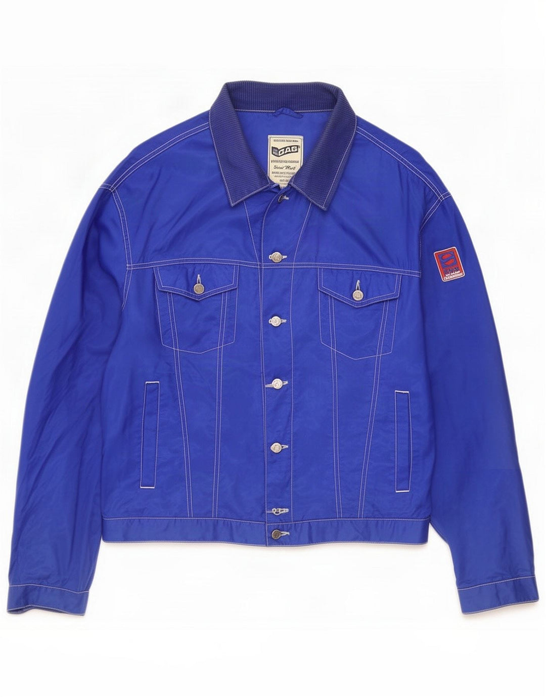 Gas Mens Utility Jacket UK 44 2XL Blue
