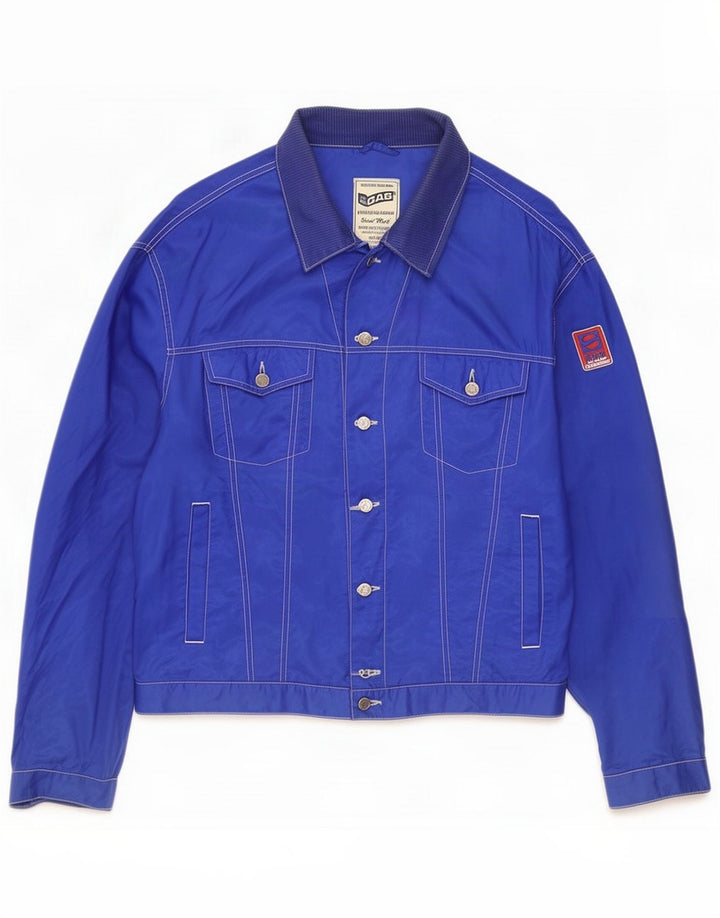 Gas Mens Utility Jacket UK 44 2XL Blue