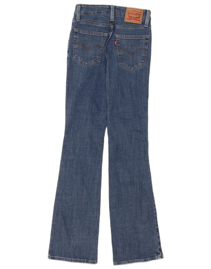 Blugi Levi's 725 cu talie înaltă Bootcut W24 L31 albastru