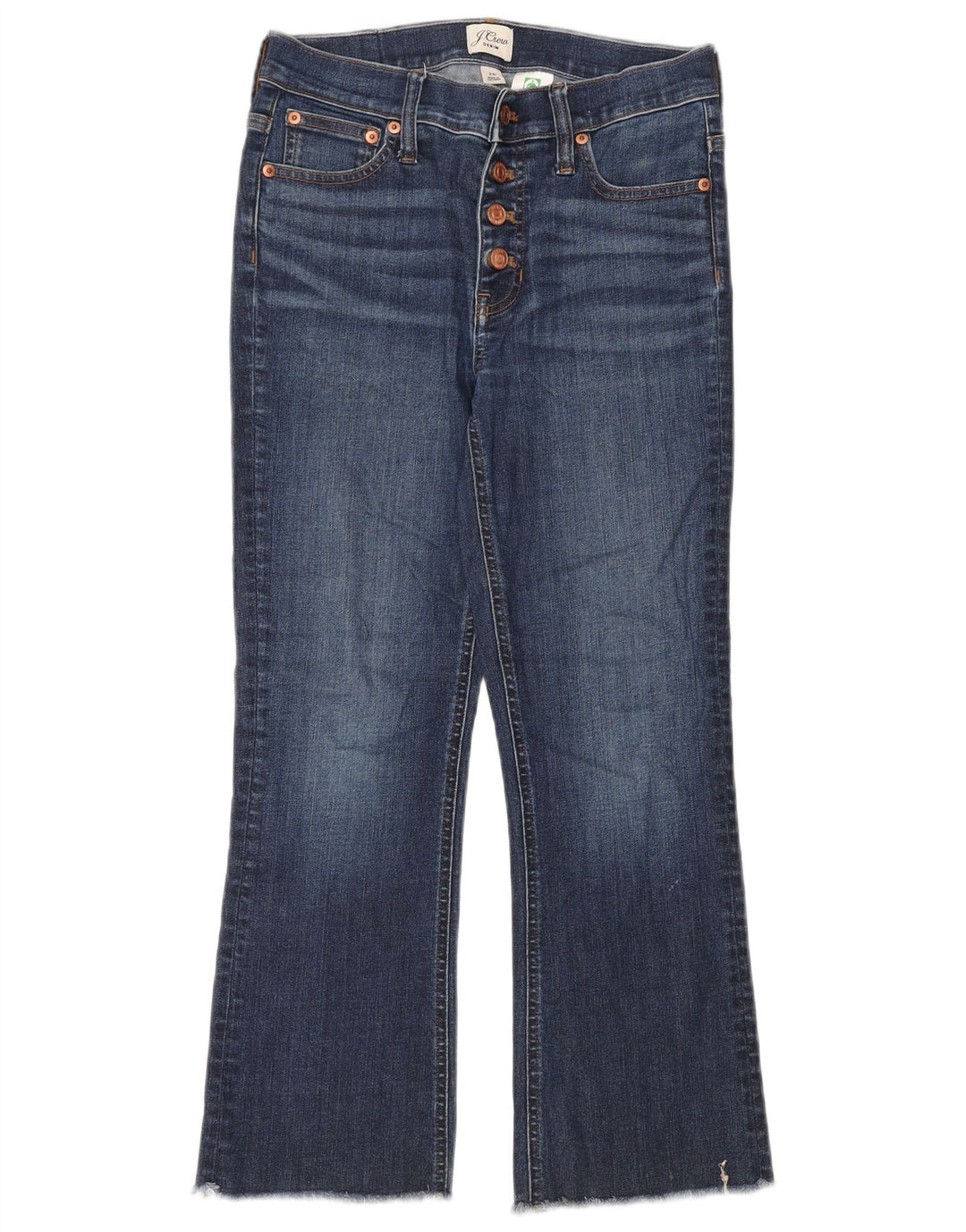 J. CREW Blugi pentru femei Billie Demi Crop Bootcut W26 L25 Blue
