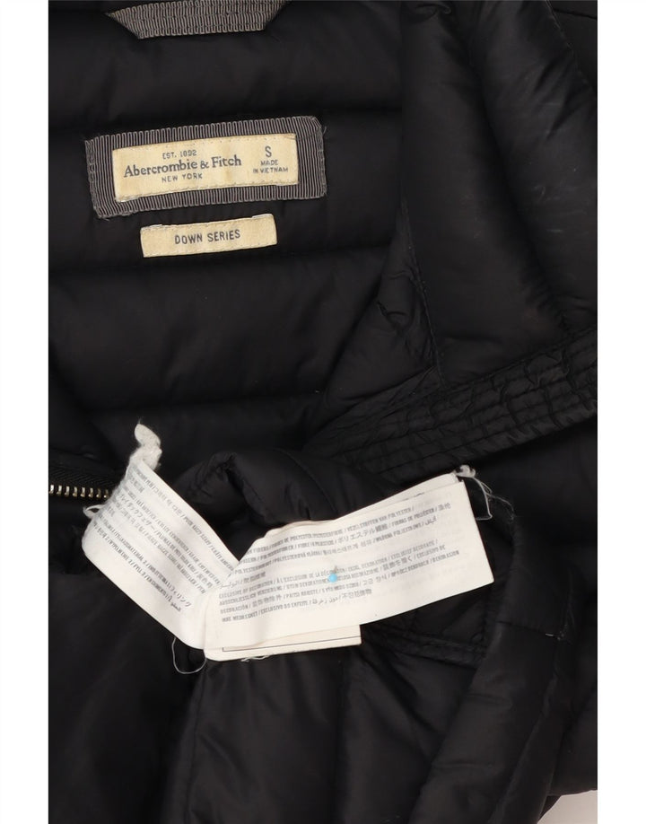 Jachetă căptușită pentru femei Abercrombie & Fitch UK 10 Poliester negru mic