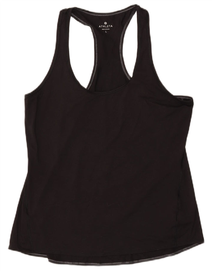 Vestă pentru femei ATHLETA UK 14 Poliester negru mare